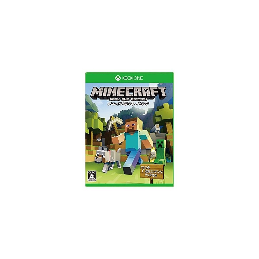 MINECRAFT: XBOX ONE EDITION FAVORITES PACK XBOX ONE MINECRAFT: XBOX ONE EDITION FAVORITES PACK XBOX ONE