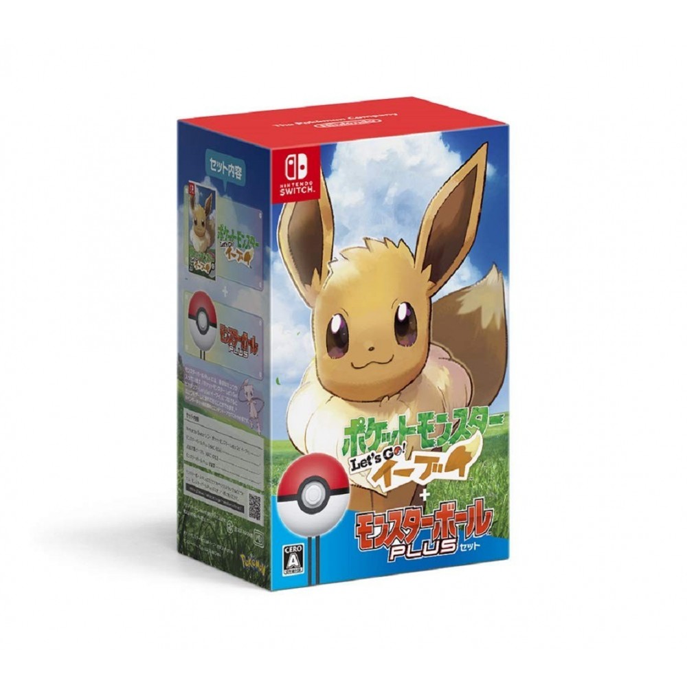 POCKET MONSTERS LET'S GO! EEVEE + MONSTER BALL PLUS PACK (pre-owned) Switch