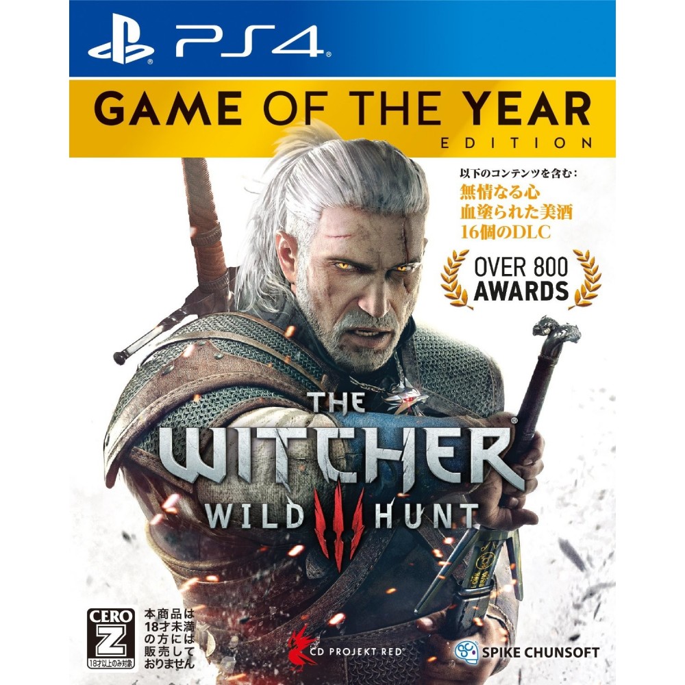 THE WITCHER 3: WILD HUNT [GAME OF THE YEAR EDITION] (pre-owned) PS4