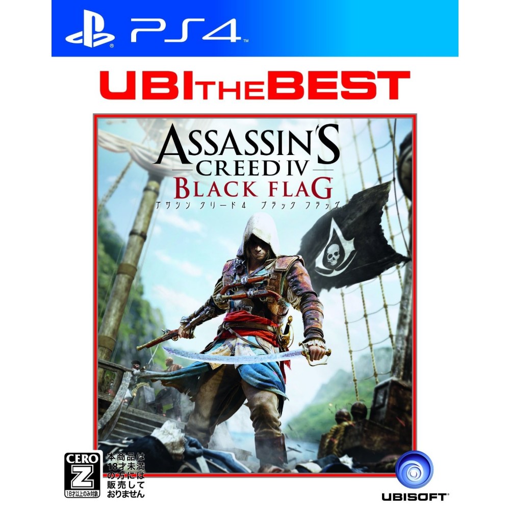 ASSASSIN'S CREED 4 BLACK FLAG (UBI THE BEST) (pre-owned) PS4