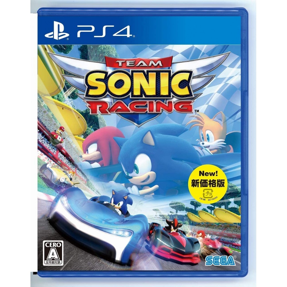 TEAM SONIC RACING (NEW PRICE EDITION) PS4