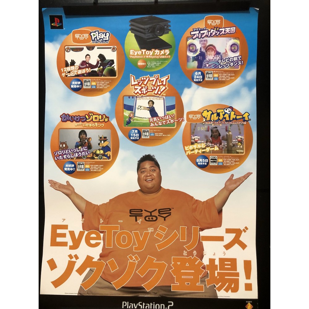 Eye Toy PS2 Videogame Promo Poster