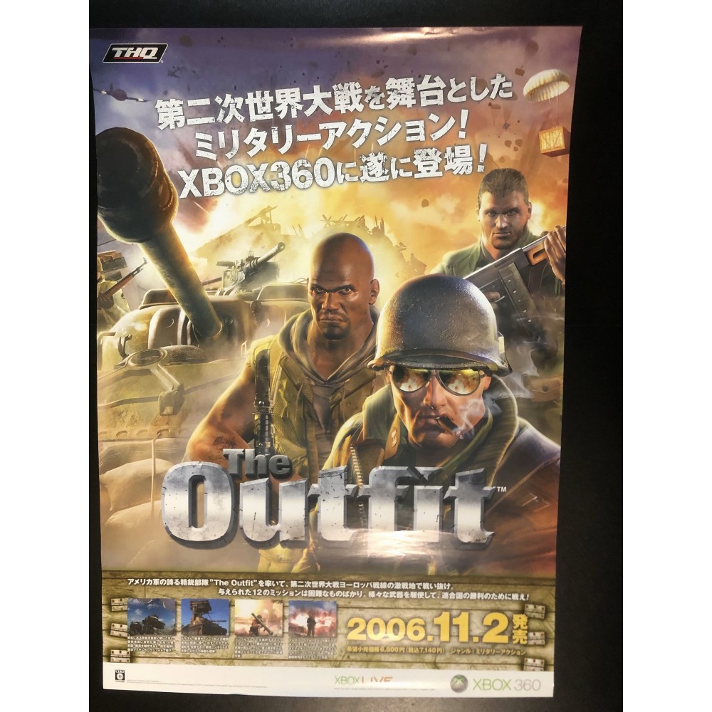 The Outfit XBOX 360 Videogame Promo Poster The Outfit XBOX 360 Videogame Promo Poster