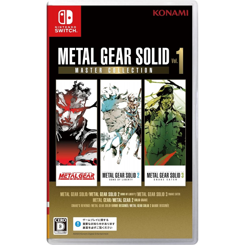 Metal Gear Solid: Master Collection Vol. 1 (Multi-Language) Switch
