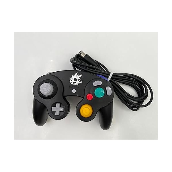 GAMECUBE CONTROLLER für Wii & Wii U (SUPER SMASH BROS. BLACK) (gebraucht)