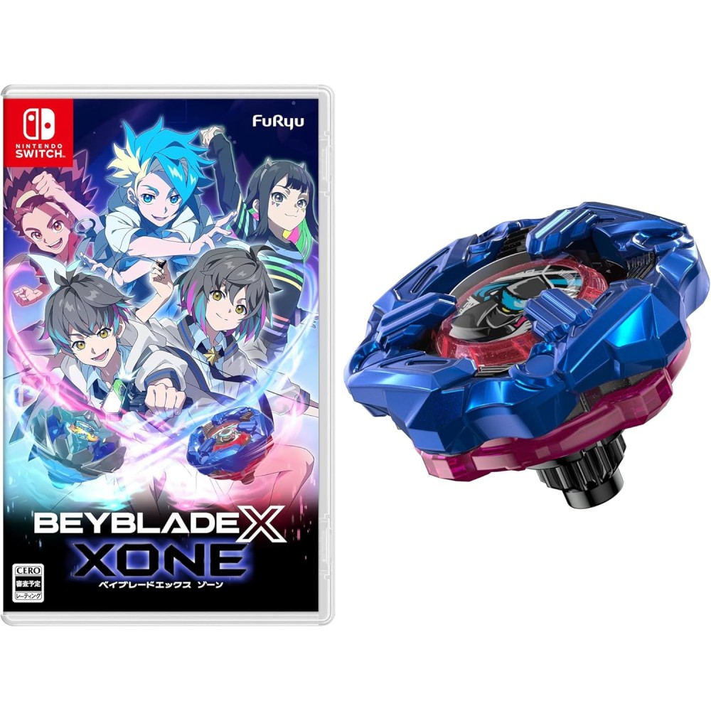 Beyblade X: XONE Switch & Shinobi Knife 4-60LF Metal Coat: Blue Switch Beyblade X: XONE Switch & Shinobi Knife 4-60LF Metal Coat: Blue Switch