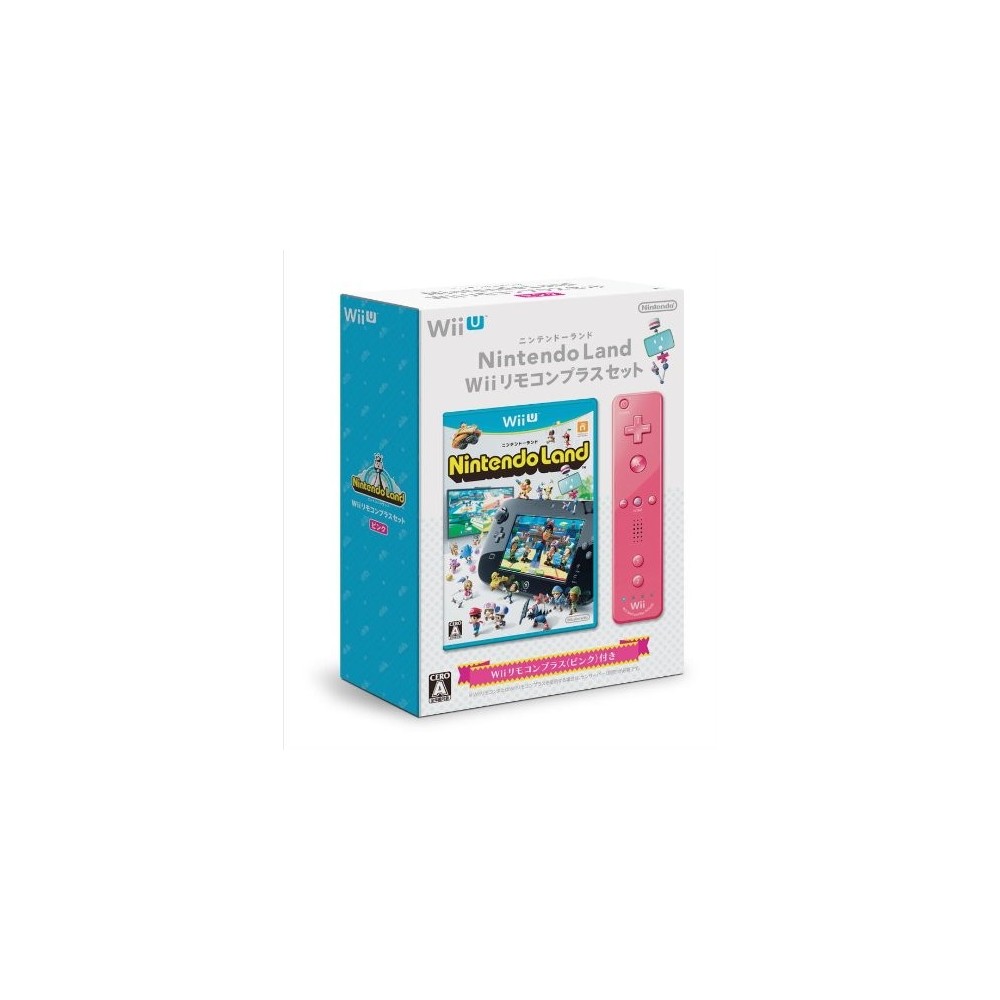 Nintendo Land Wii Remote Control Plus Set (Pink) Wii U