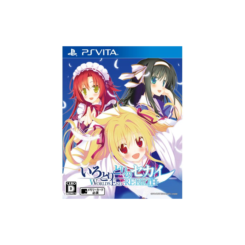 IROTORIDORI NO SEKAI: WORLD'S END REBIRTH PSVita (cartridge only) IROTORIDORI NO SEKAI: WORLD'S END REBIRTH PSVita (cartridge only)