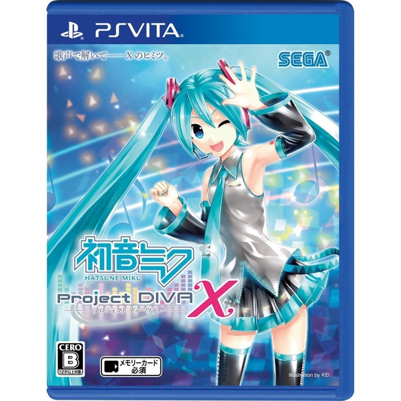HATSUNE MIKU -PROJECT DIVA- X PS VITA PSVita (nur cartridge)