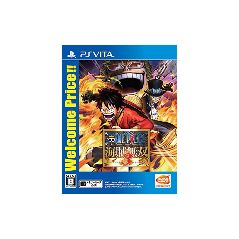 ONE PIECE: KAIZOKU MUSOU 3 (WELCOME PRICE!!) PSVita (cartridge only)