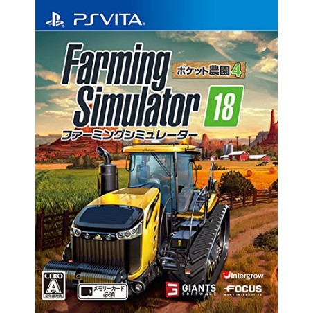 FARMING SIMULATOR 18 POCKET NOUEN 4 (pre-owned) PSVita