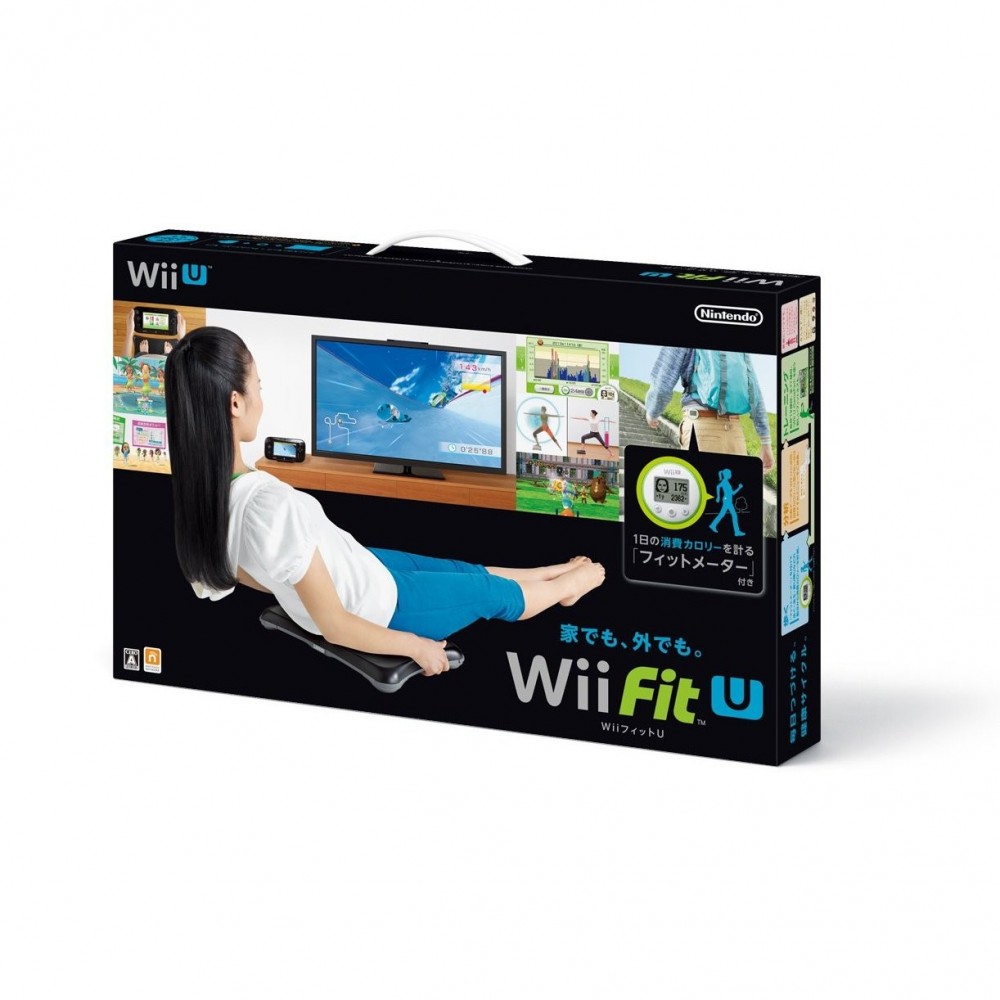 Wii Fit U Wii Balance Board + Fit Meter Set (Black & Green) (pre-owned) Wii U