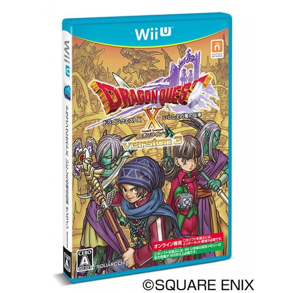 DRAGON QUEST X INISHIE NO RYU NO DENSHOU ONLINE (pre-owned) Wii U